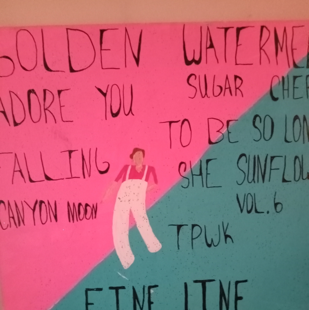 A Harry Styles painting